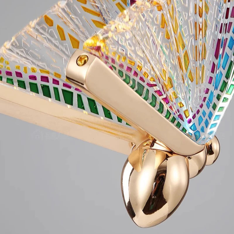 lustre papillon lumineux pour chambre d'enfants créative - vue 7 sur 14