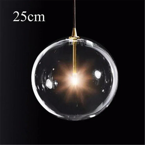 suspension en verre transparent pour un éclairage moderne décoratif - vue 11 sur 10