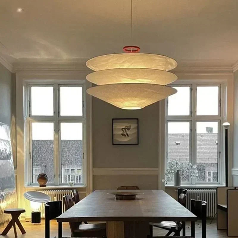 lustre suspendu moderne style nordique éclairage intérieur simple - vue 4 sur 9