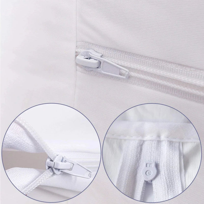 housse de matelas à fermeture éclair complètement fermée six côtés