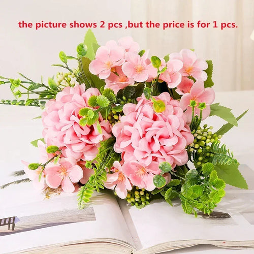 bouquet de chrysanthèmes en soie pour décoration de jardin - vue 12 sur 13