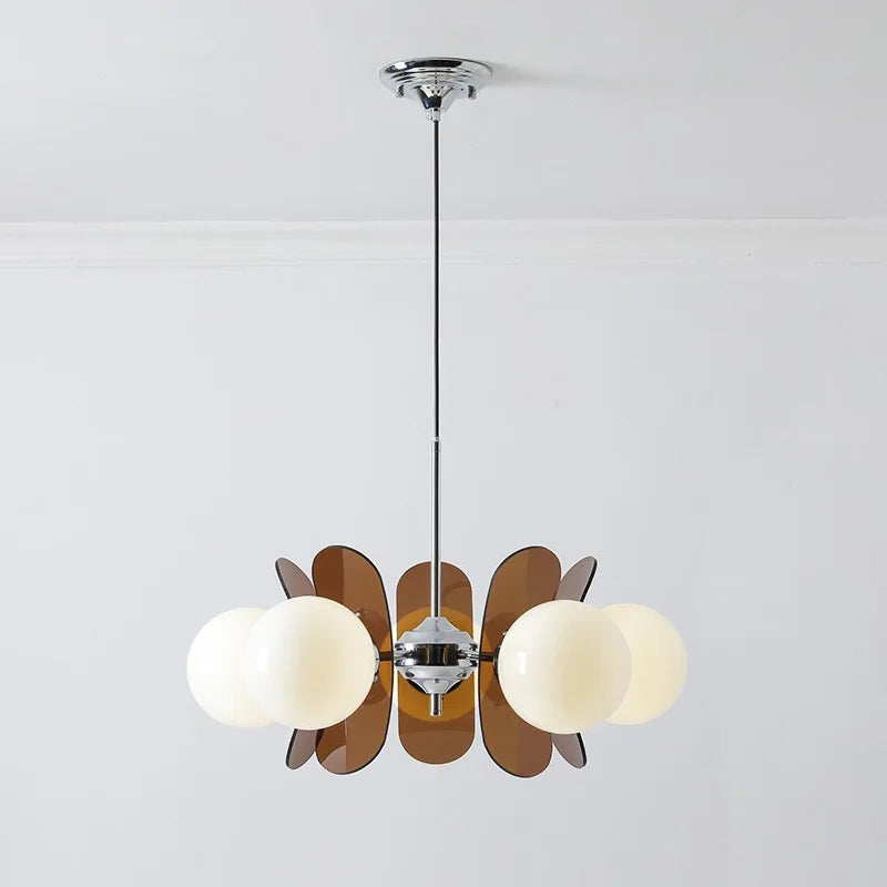 lustre bauhaus en acrylique style nordique ancien - vue 6 sur 14