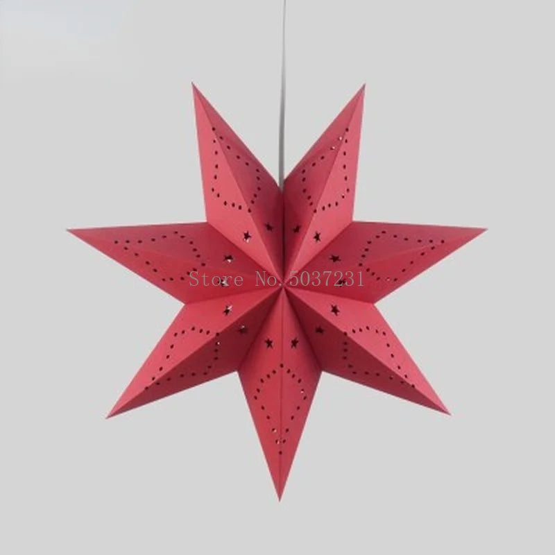 lustre créatif étoile à cinq branches led décoratif suspendu - vue 4 sur 8