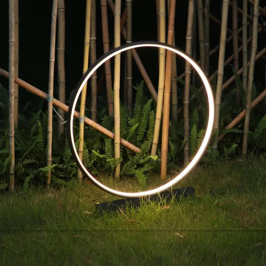 Lampe LED ronde imperméable en aluminium - vue 5 sur 6