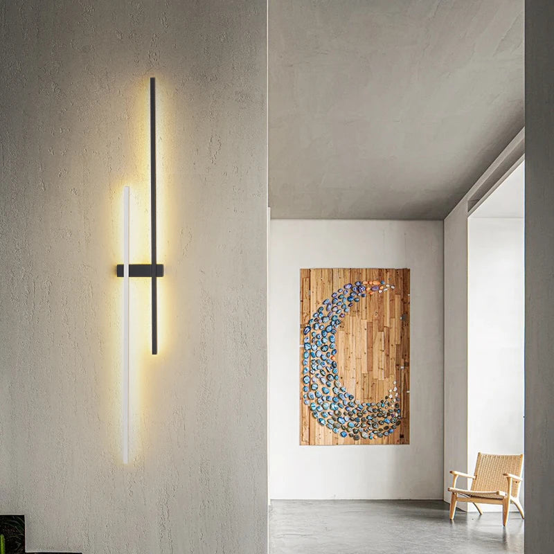 applique murale led minimaliste art déco pour intérieur - vue 6 sur 16