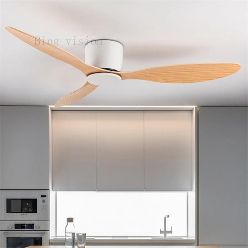 Nouveau Haute qualité nordique plancher bas moderne ventilateur de plafond lampe DC LED ventilateur de plafond avec télécommande ménage simple ventilateur de plafond