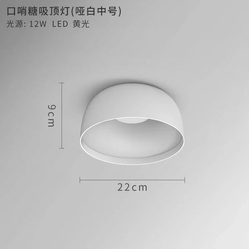 plafonnier nordique led pour éclairage intérieur moderne - vue 10 sur 15