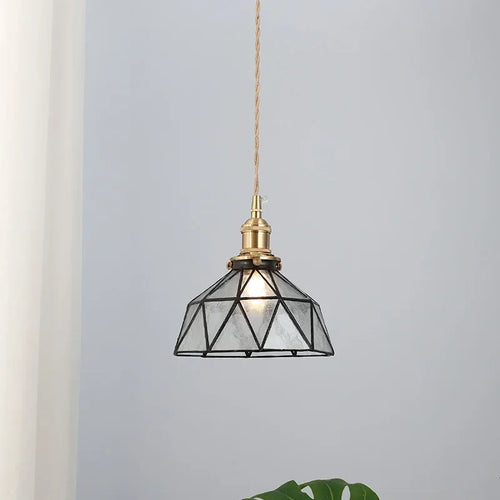 lustre nordique en verre design pour décoration intérieure moderne - vue 7 sur 8