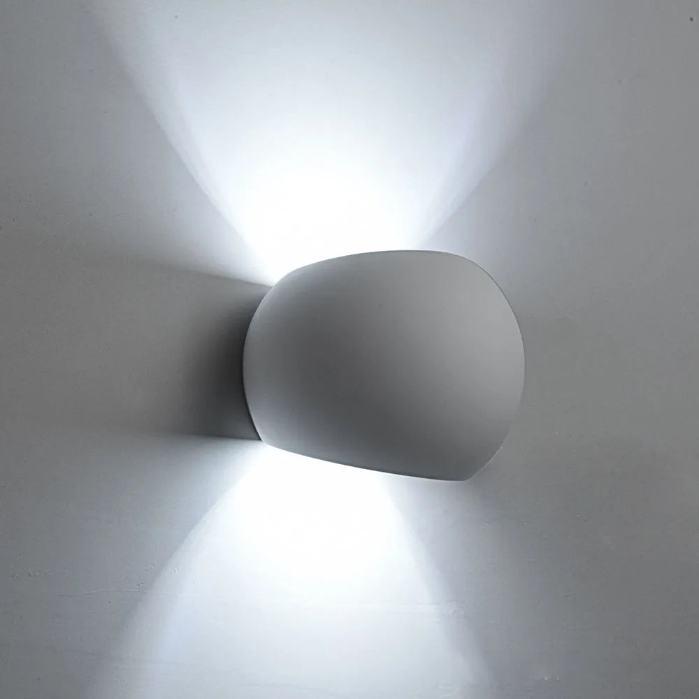 Lampe de applique murale LED moderne G9 5W applique murale en gypse appliques intérieure chevet chambre salon décor éclairage maison cuisine éclairage - vue 6 sur 8