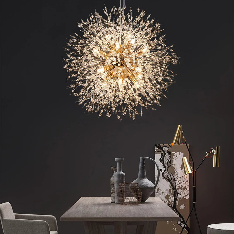 lustre à led moderne style nordique pour décoration intérieure - vue 4 sur 14