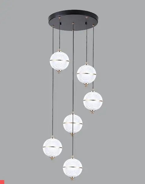 suspension boule acrylique moderne pour restaurant et bar - vue 15 sur 16