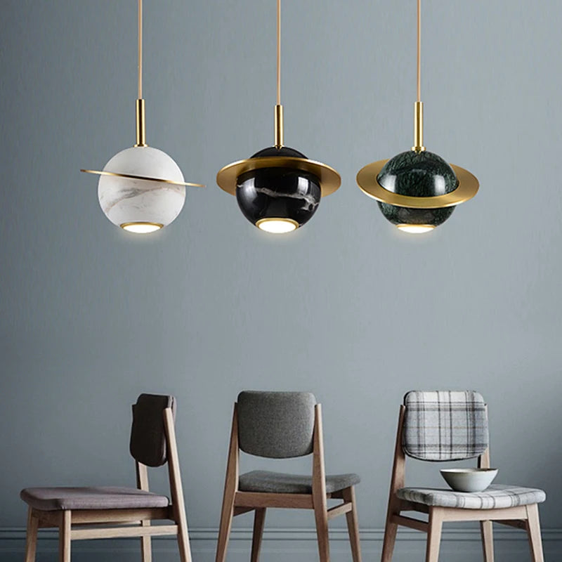 lampe de nuit lune scandinave décoration nordique à led - vue 3 sur 9