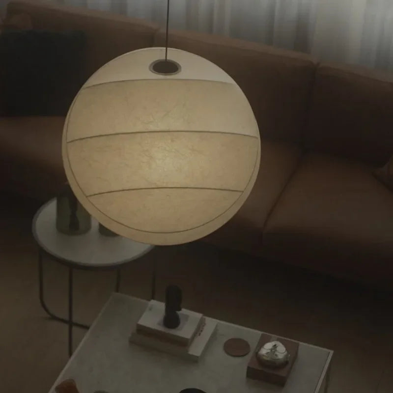 suspension en soie wabi sabi pour décoration intérieure moderne - vue 6 sur 9