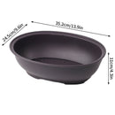 pots de fleurs rectangulaires imitation argile pour jardin extérieur