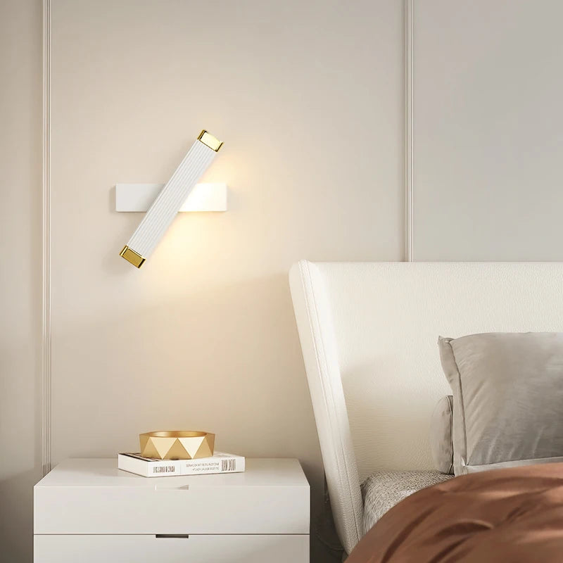 Chevet chambre appliques moderne minimaliste créatif escalier lampe à LED escalier allée étude tournant fond applique