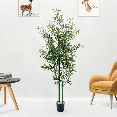 plante artificielle en pot pour décoration intérieure moderne - vue 5 sur 12