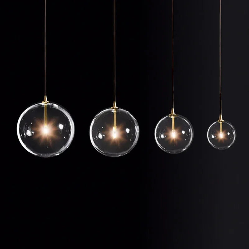 suspension en verre moderne pour décoration intérieure élégante - vue 3 sur 10