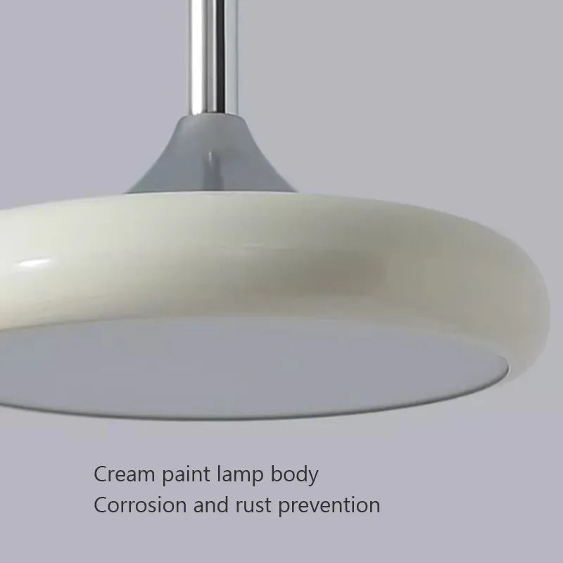 Suspension LED moderne minimaliste en forme de disque blanc