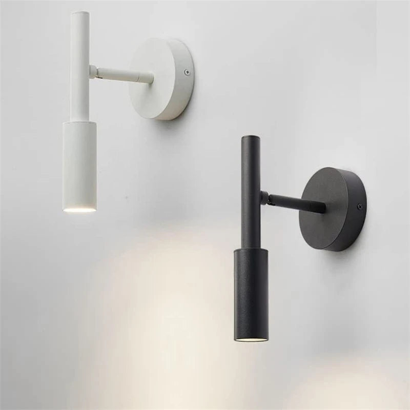 applique murale minimaliste nordique rotative led aluminium