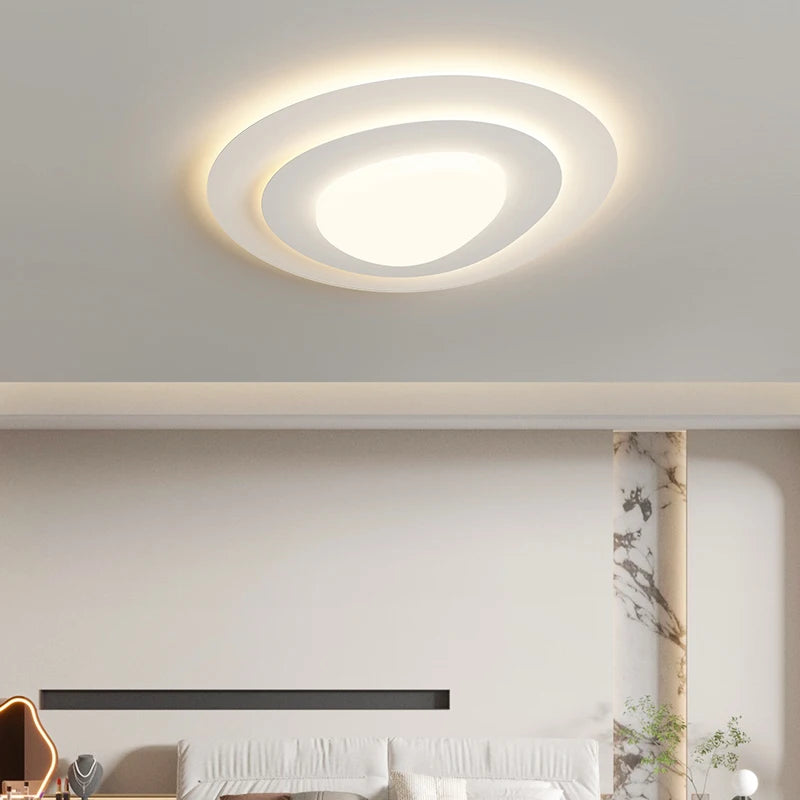lustre qiyimei en forme de triangle luminaires éclairage intérieur - vue 5 sur 12