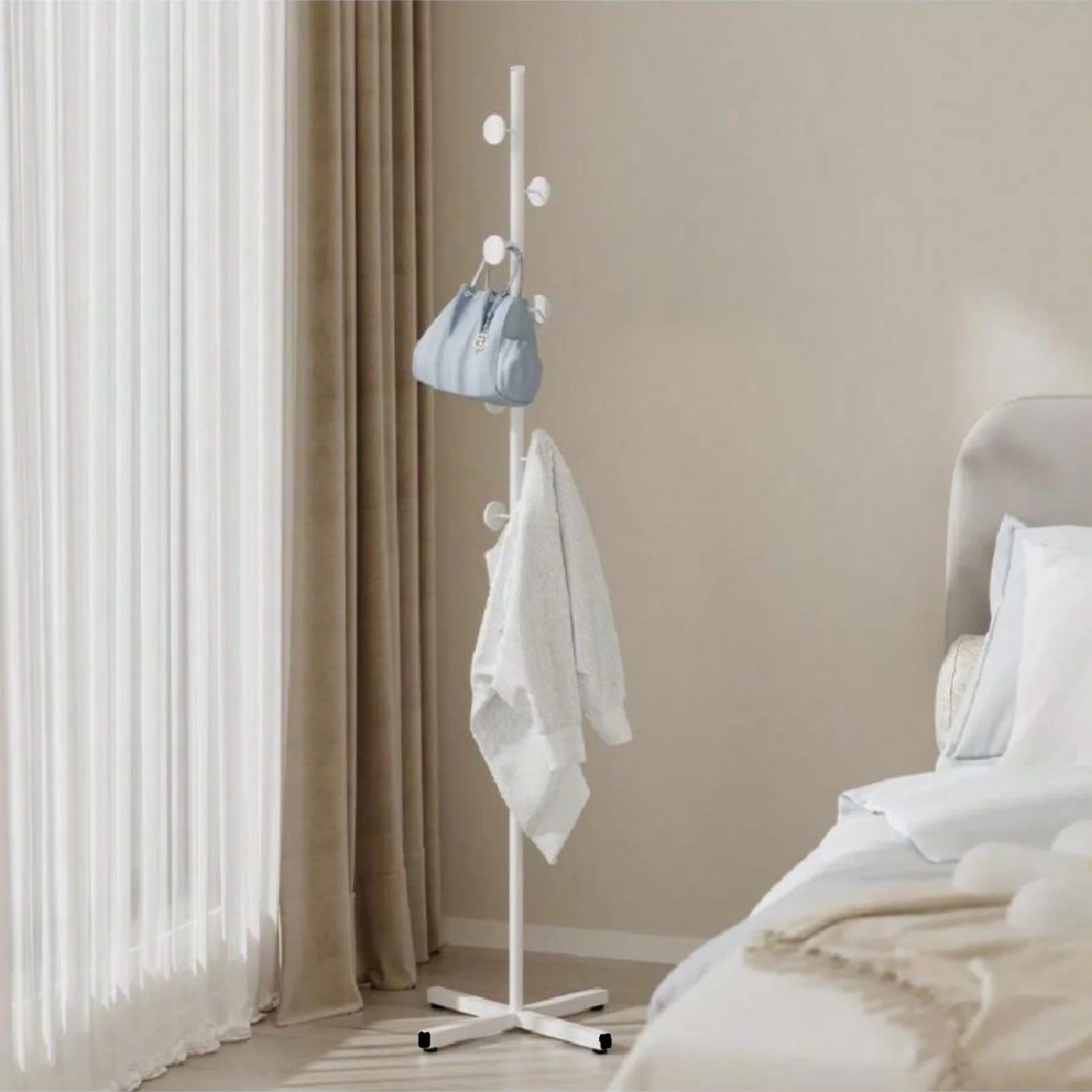 cintre moderne sur pied design pour vêtements intérieur élégant - vue 4 sur 6