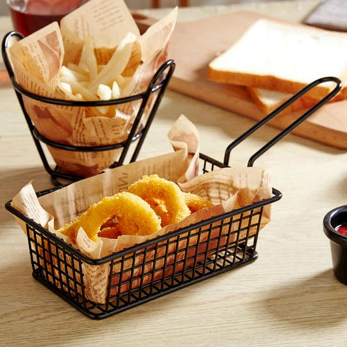 panier à frites en acier inoxydable pour aliments frits - vue 4 sur 14