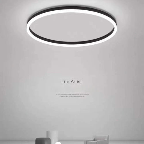 Plafonnier circulaire Alec nordique pour salon salle à manger chambre Lampara Techo Plafonnier Led Lampa Sufitowa - vue 6 sur 13