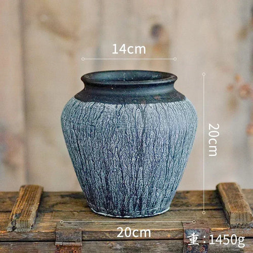 jardinières en poterie rustiques pour décoration intérieure et extérieure - vue 23 sur 25
