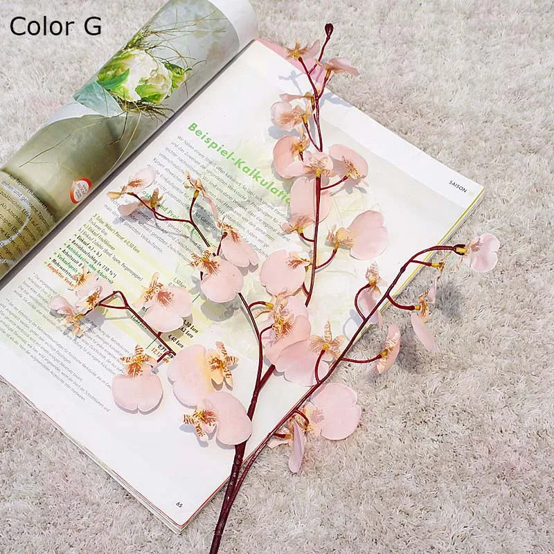 décoration orchidée papillon artificielle pour mariage et occasions festives - vue 12 sur 14