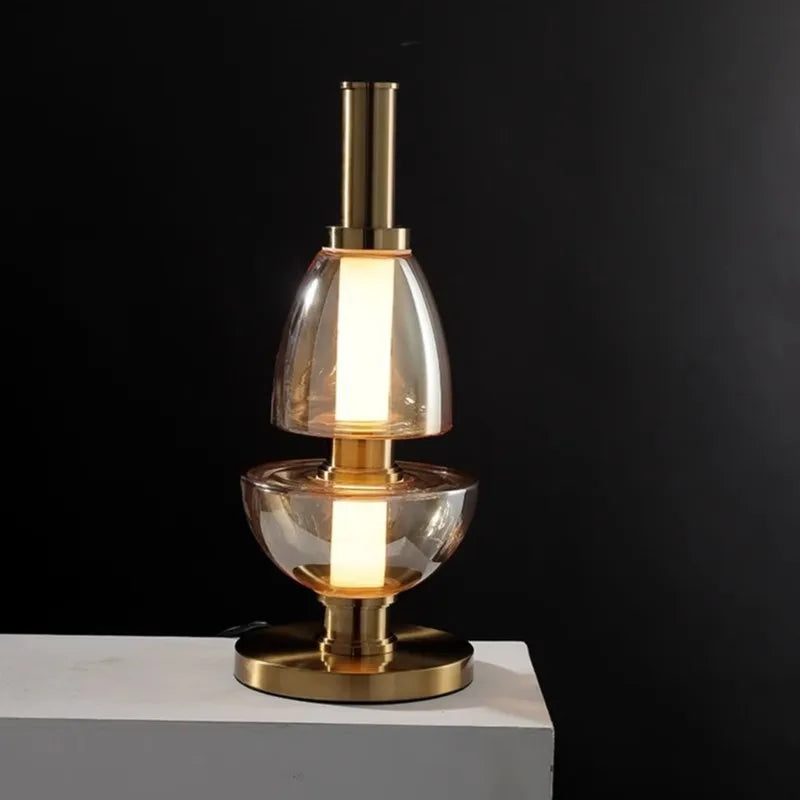 lustre moderne en verre design minimaliste pour restaurant et café - vue 6 sur 11