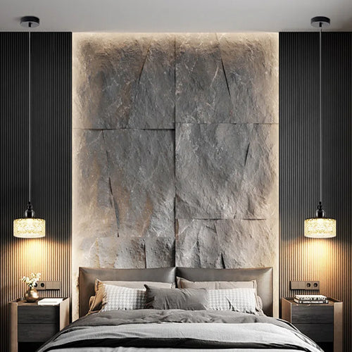 lustre led style 	 en résine et métal ajustable