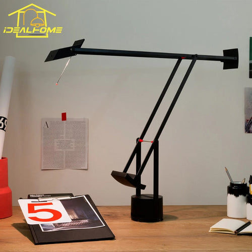 lampe de bureau design danois avec interrupteur mécanique - vue 2 sur 6