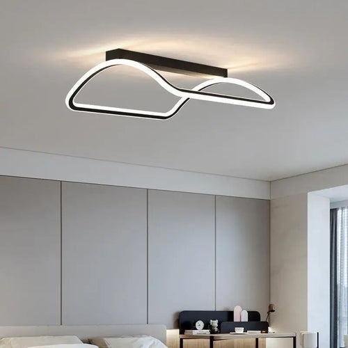 Plafond moderne à LEDs lampes pour salon salle à manger balcon chambre plafond Lustre intérieur décor à la maison luminaire Lustre