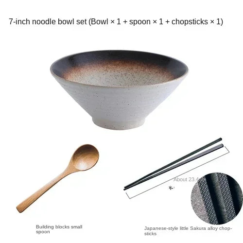 Bol ramen ceramique style japonais motifs traditionnels maison