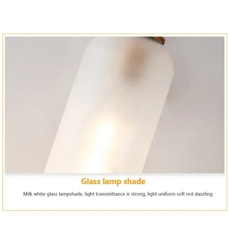 Applique murale led verre luxe intérieur chambre salon maison - vue 7 sur 18