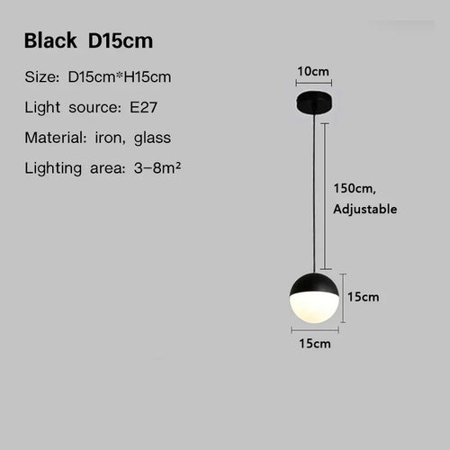lustre moderne en verre pour décoration intérieure élégante - vue 10 sur 10