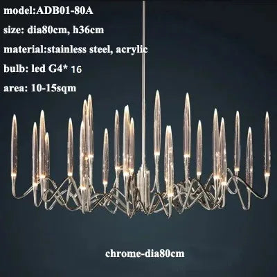 applique murale en cristal design lumineux pour intérieur élégant - vue 15 sur 22