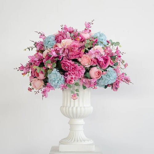 boules de fleurs artificielles en soie pour décoration de mariage et photo - vue 17 sur 22
