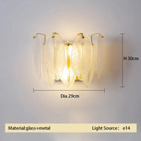 plafonnier de luxe en verre et plumes pour un éclairage décoratif intérieur