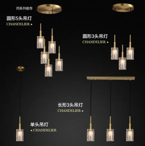 lustre en cristal doré design pour intérieur élégant et moderne - vue 12 sur 11