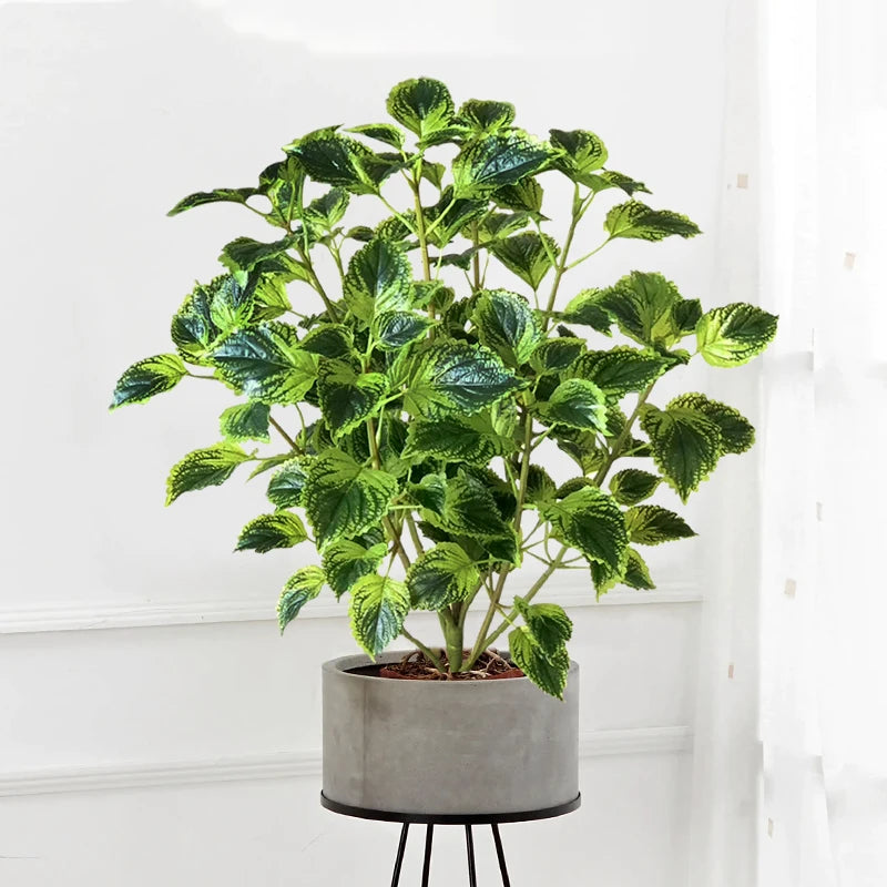 plantes artificielles d'eucalyptus et menthe tropicale pour décoration intérieur