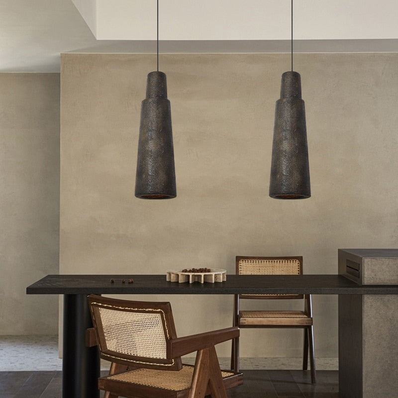 pendant light modern with lampshade cylindrical Varego