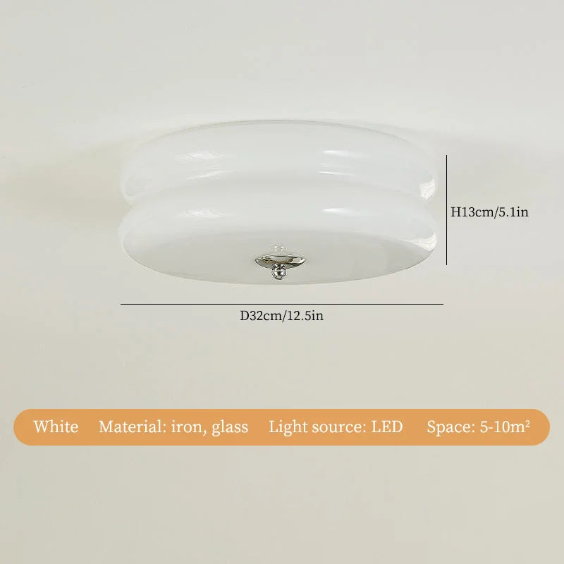 lustre moderne en verre pour décoration intérieure rétro vintage