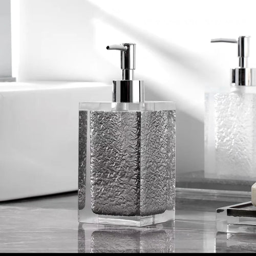 distributeur de désinfectant mains résine rechargeable portable savon lotion - vue 12 sur 16