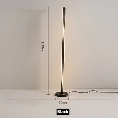 lampadaire rotatif créatif avec éclairage led super lumineux