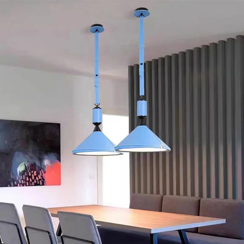 suspension en cuir artificiel style art déco pour intérieur - vue 3 sur 15