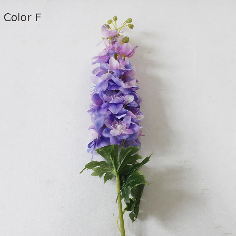 fleurs artificielles delphinium hyacinth pour décoration mariage - vue 11 sur 12