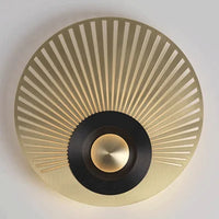 applique murale sculptée en cuivre avec lumières led sisle