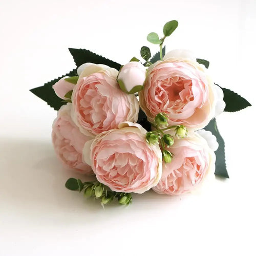 petit bouquet de fleurs artificielles pour décoration printanière et mariage - vue 38 sur 37