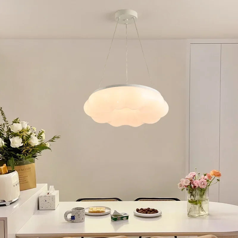 plafonnier led moderne en forme de nuage pour décoration intérieure - vue 6 sur 12
